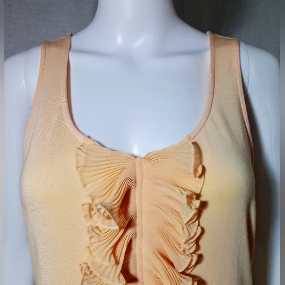 Halogen Ruffle Front Tank Top - Picture 2 of 6